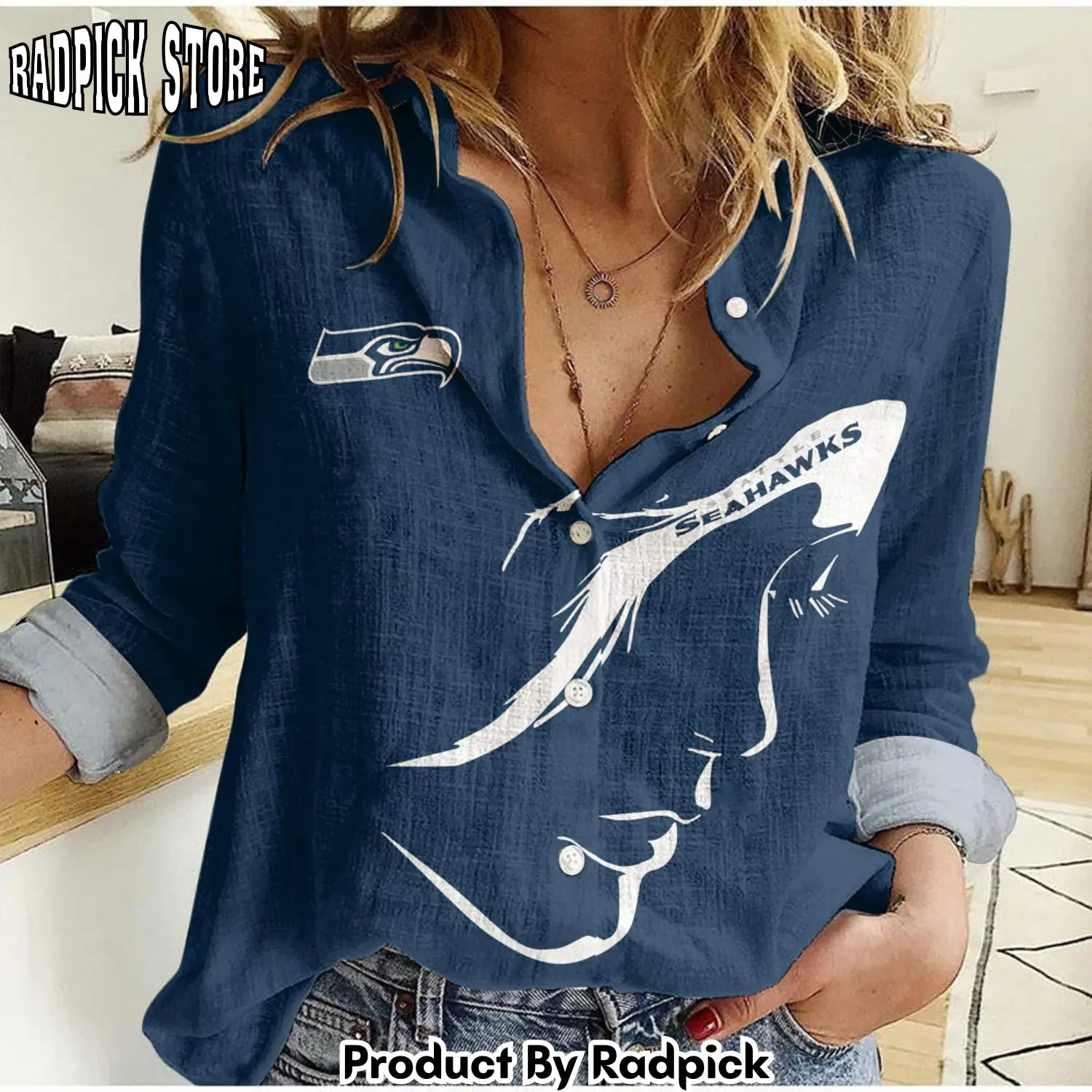 Radpick seattle seahawks woman shirt nfl limi rp662146